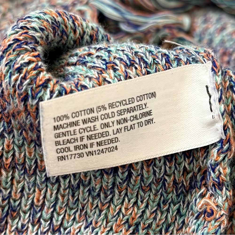 Multicolor Knit Fringe Dress Size S by Future Collective & Alani Noelle - Picture 8 of 12